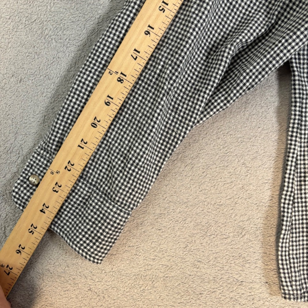 Lord and Taylor Flannel Shirt Mens XL Gingham Check‎ Button Down 100% Cotton - Picture 10 of 10